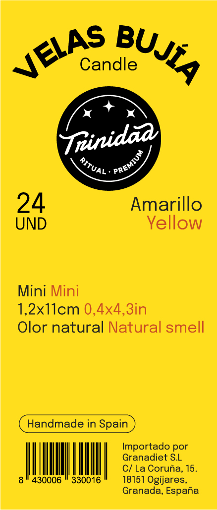 etiqueta bujia amarilla